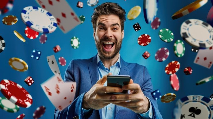 Serangkaian kartu domino di papan Gaple Online dengan pencocokan titik yang jelas